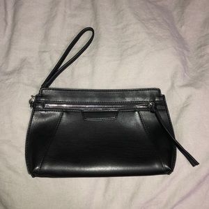 Express Black Clutch